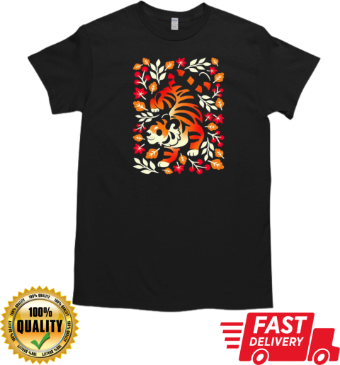 Tiger cute autumn T-Shirt