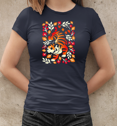 Tiger cute autumn T-Shirt Classic Women's T-shirt