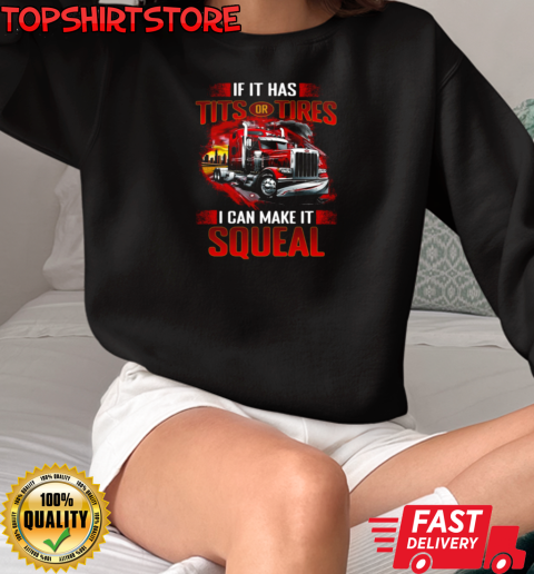 Tits Tires I Can Make It Squeal T-Shirt Unisex Sweatshirt