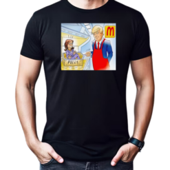 Trump McDonald's Harris Polls T-Shirt