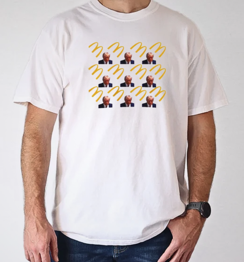 Trump Mugshot Collab McDonalds T-Shirt