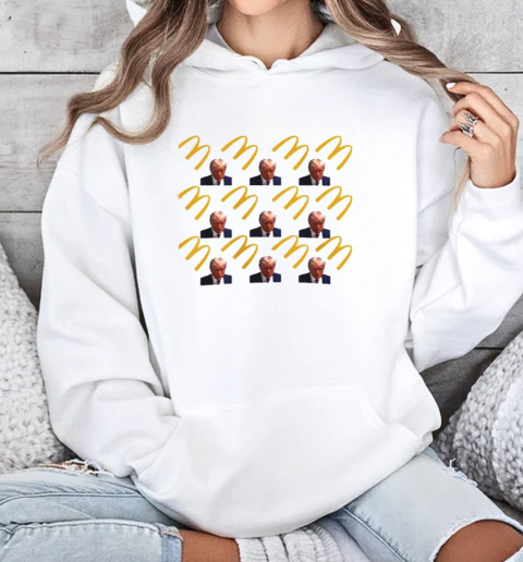 Trump Mugshot Collab McDonalds T-Shirt Unisex Hoodie