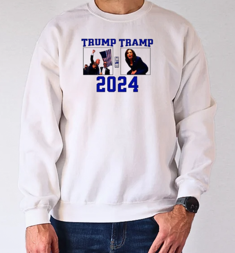 Trump or the Tramp 2024 vote for Trump Trump Vance 2024 America T-Shirt Unisex Sweatshirt