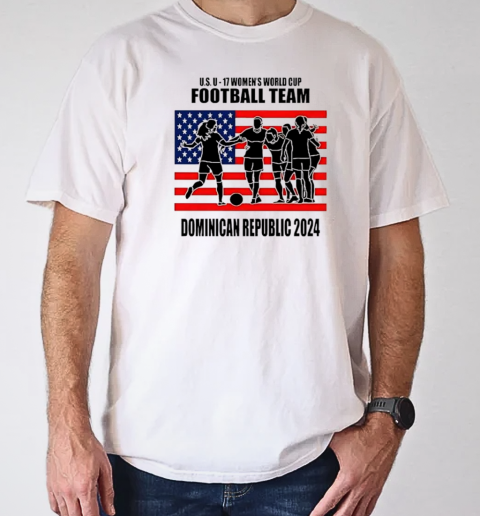 U.S. U – 17 Women's World Cup Football Team USA Flag T-Shirt