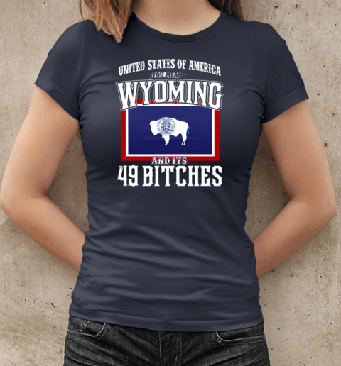 United States Of America – You Mean Wyoming And Its 49 Bitches T-Shirt Classic Women's T-shirt