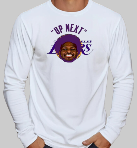 Up Next Bronny James Los Angeles Lakers T-Shirt Long Sleeved T-shirt 