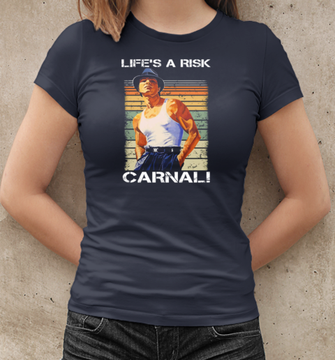 Vintage Paco Carnal Life's a Risk T-Shirt Classic Women's T-shirt