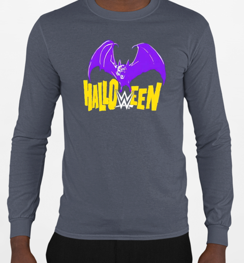 WWE Halloween Bat 2024 T-Shirt Long Sleeved T-shirt 