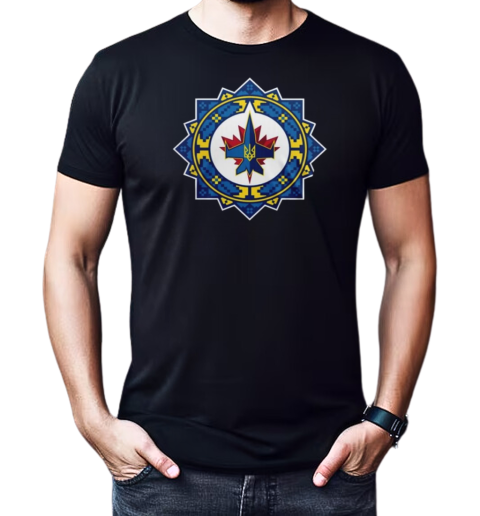 Winnipeg Jets Ukrainian Heritage Night 2025 T-Shirt