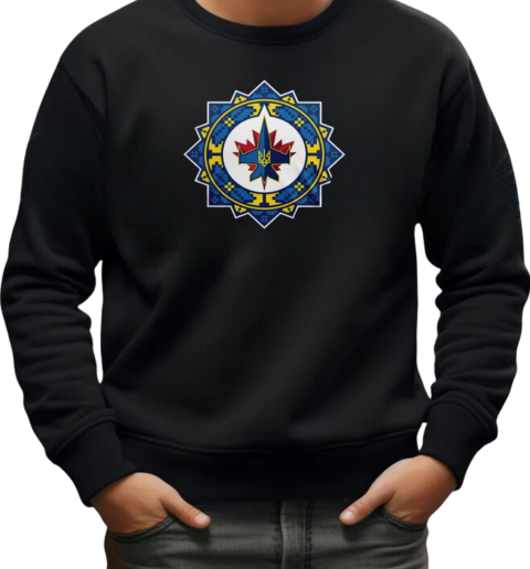 Winnipeg Jets Ukrainian Heritage Night 2025 T-Shirt Unisex Sweatshirt