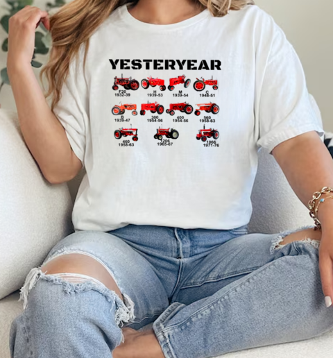 Yesteryear Vintage Red Tractor T-Shirt Classic Women's T-shirt