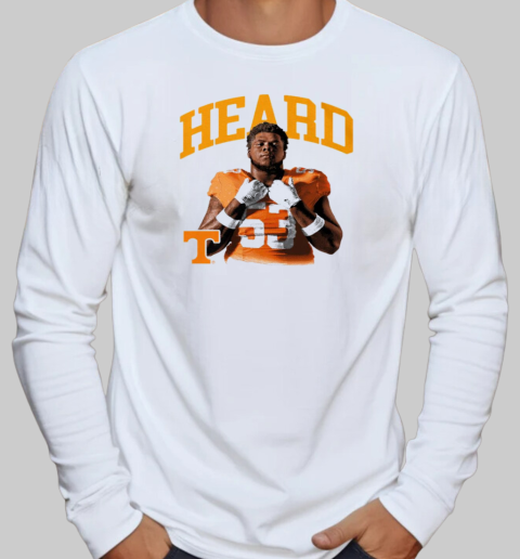 Zalance Heard Tennessee Volunteers Portrait T-Shirt Long Sleeved T-shirt 