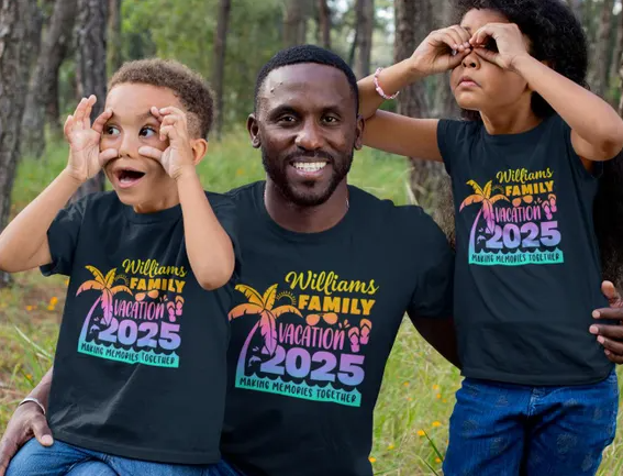 T-shirt clothing store – Funny Family Vacation 2025 T-shirt