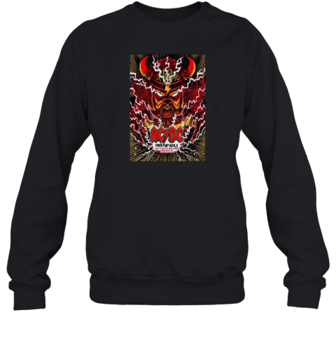 AC DC At U.S. Bank Stadium On April 10 2025 Minneapolis MN Show Poster Graphic  Unisex Sweatshirt