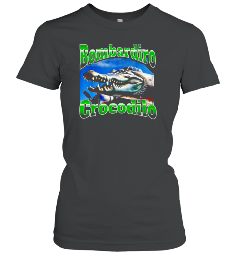 Bombardino Crocodilo Funny Brain Rot Retro T-Shirt