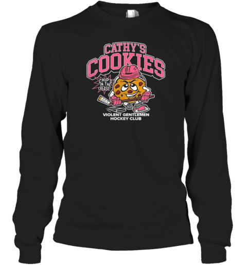 Cathy'S Cookies Chip'S In The Crease Hockey Club T-Shirt