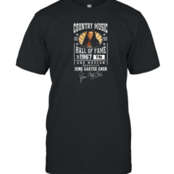 Country Music Hall Of Fame And Museum Nashville June Carter Cash Est 1967 Signature T-Shirt