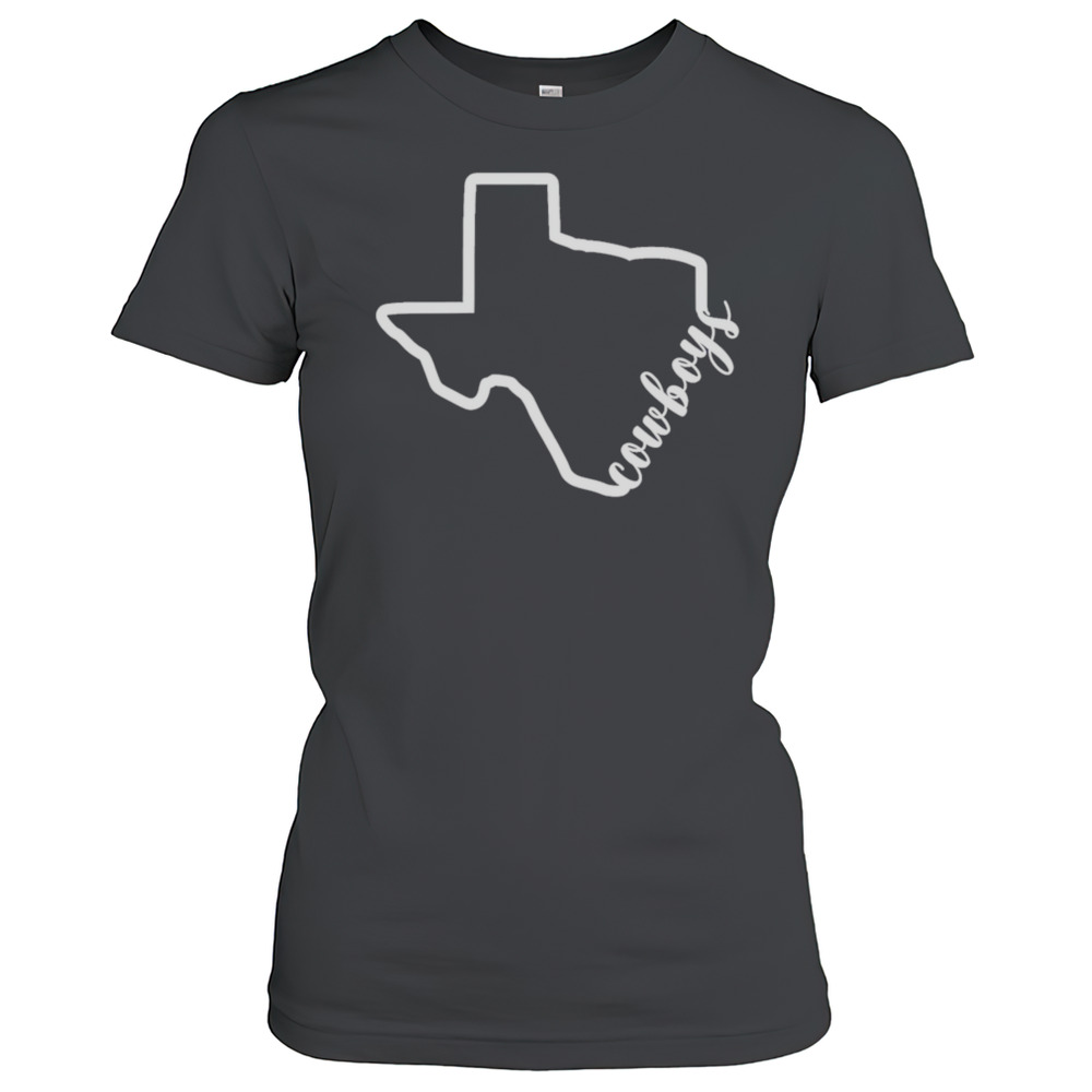 Dallas Cowboys Map T-Shirt
