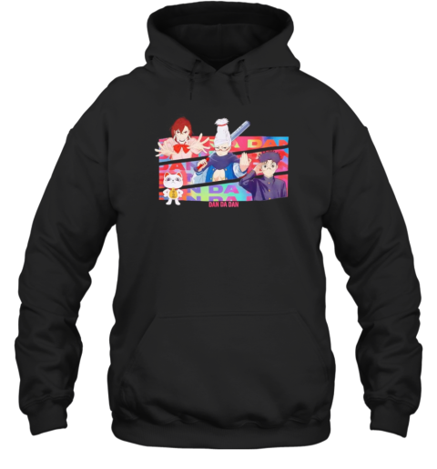Dandadan Characters Colorful Stripe  Unisex Hoodie