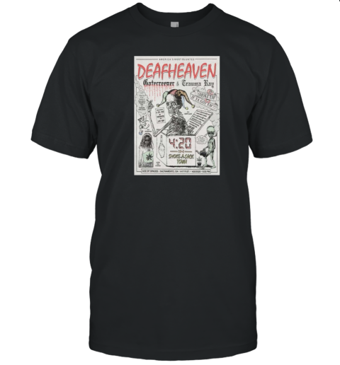 Deafheaven Ace Of Spades Apr 20 2025 T-Shirt