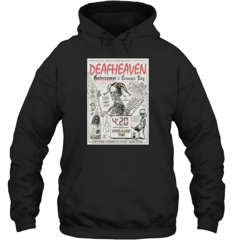 Deafheaven Ace Of Spades Apr 20 2025 Unisex Hoodie