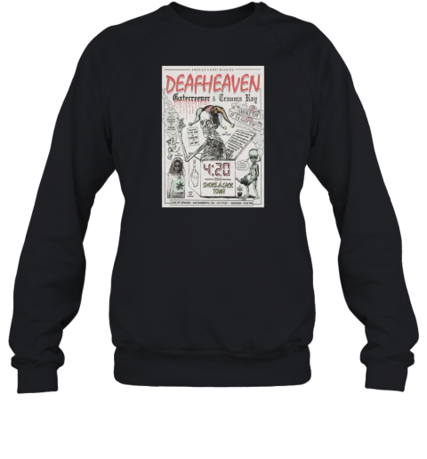 Deafheaven Ace Of Spades Apr 20 2025 Unisex Sweatshirt