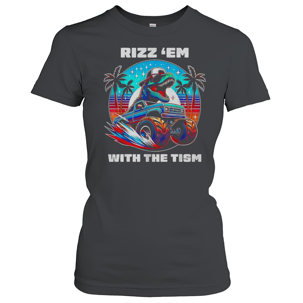 Dinosaurs Rizz 'Em With The Tism T-Shirt