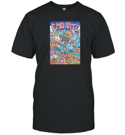 Emo Nite May 2 2025 Avalon In Los Angeles, CA Tour Poster T-Shirt Emo Nite May 2 2025 Avalon In Los Angeles, CA Tour Poster T-Shirt