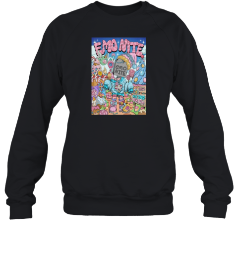 Emo Nite May 2 2025 Avalon In Los Angeles, CA Tour Poster  Unisex Sweatshirt
