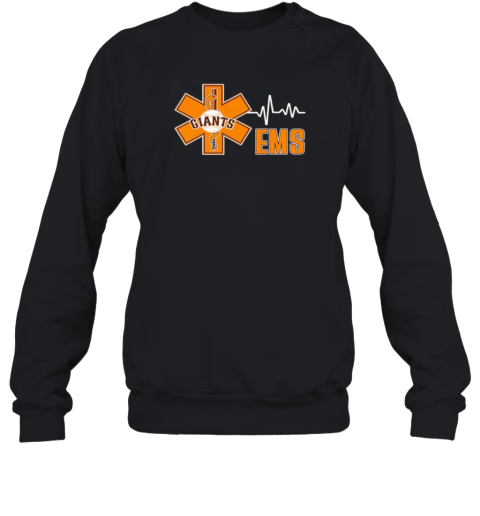 Ems Heartbeat San Francisco Giants Logo  Unisex Sweatshirt