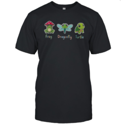 Frog Dragonfly Turtle Men Women T-Shirt