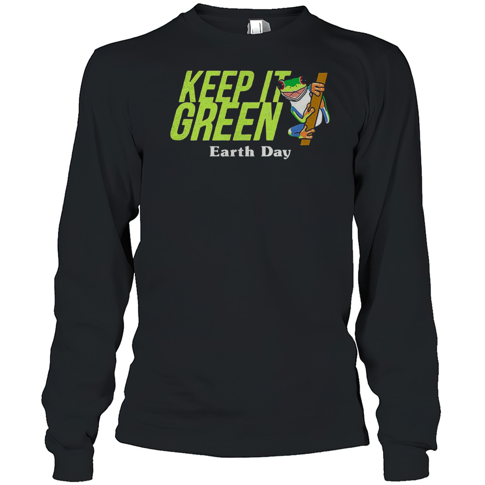 Frog Keep It Green Earth Day T-Shirt