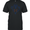 Ghost Forkball Neon Sign T-Shirt