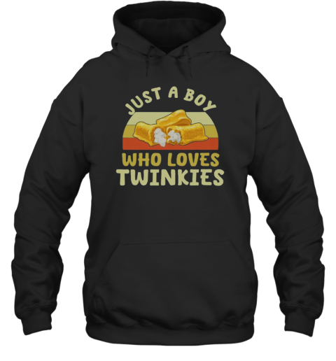 Good Just A Boy Who Loves Twinkies Retro Vintage Unisex Hoodie