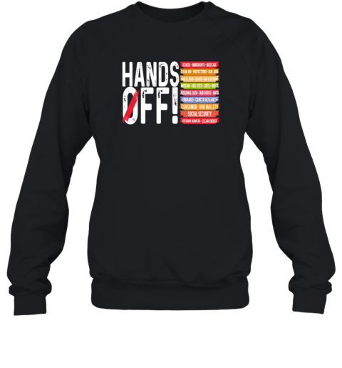 Hands Off Protest Medicaid Unisex Sweatshirt