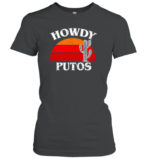 Howdy Putos Cactus Retro T-Shirt