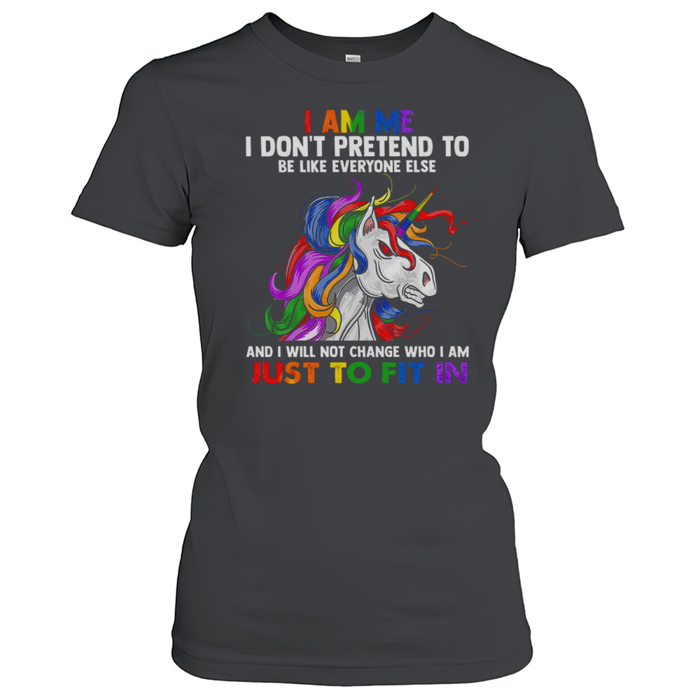 I Am Me Angry Dangerous Unicorn T-Shirt