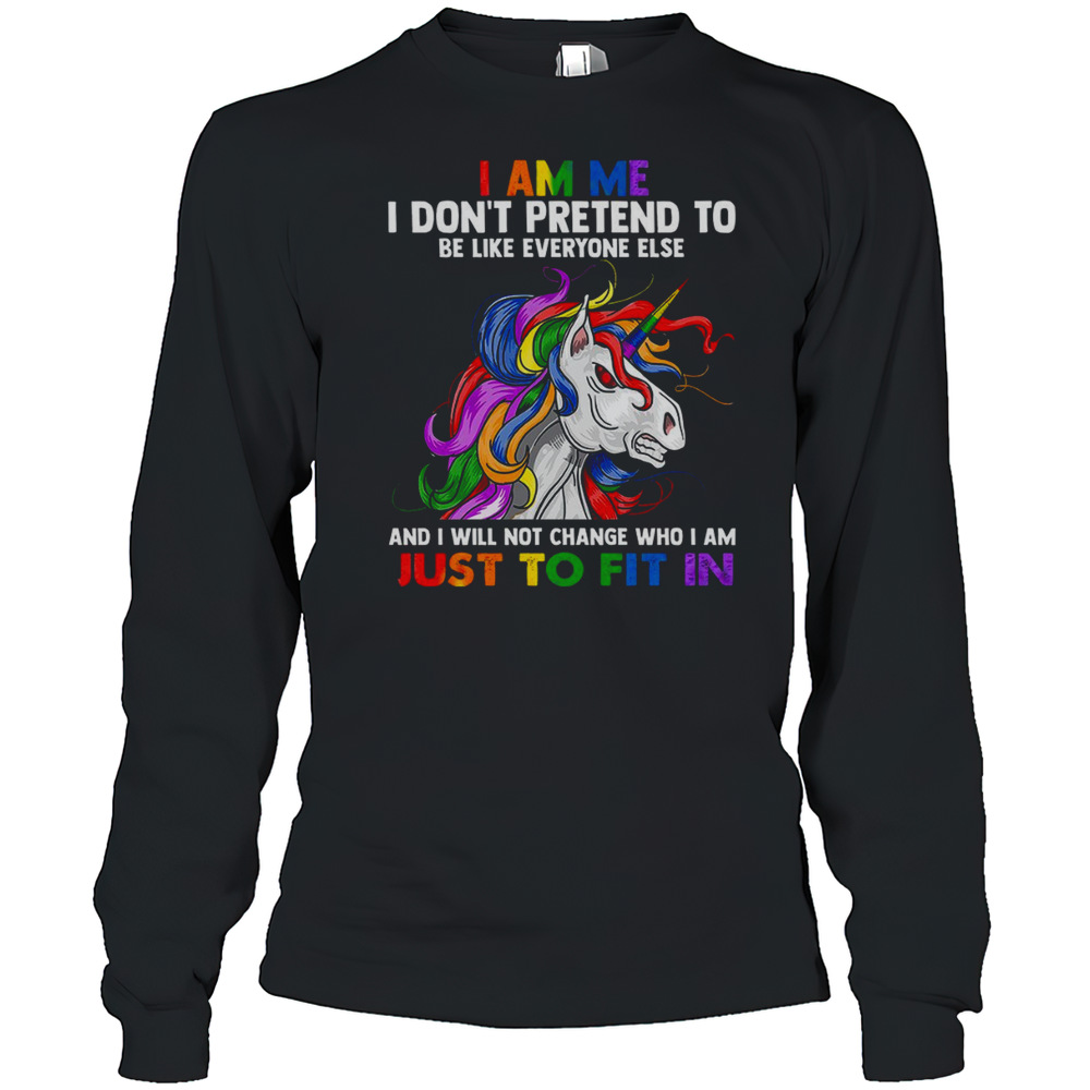 I Am Me Angry Dangerous Unicorn T-Shirt
