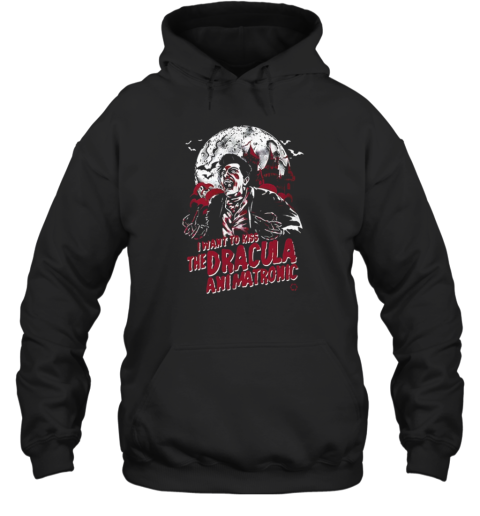 I Want To Kiss The Dracula Animatronic  Unisex Hoodie