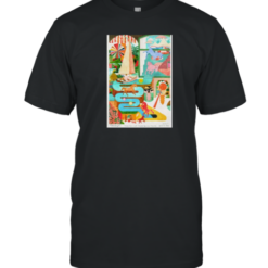 Khruangbin The Cynthia Woods Mitchell Pavilion, Houston, TX Apr 12 2025 Tour T-Shirt
