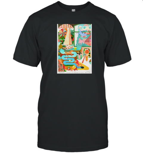 Khruangbin The Cynthia Woods Mitchell Pavilion, Houston, TX Apr 12 2025 Tour T-Shirt Khruangbin The Cynthia Woods Mitchell Pavilion, Houston, TX Apr 12 2025 Tour T-Shirt