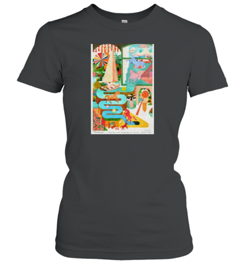 Khruangbin The Cynthia Woods Mitchell Pavilion, Houston, TX Apr 12 2025 Tour T-Shirt