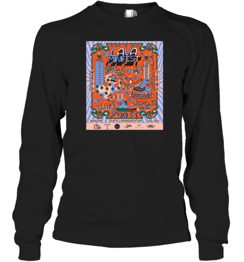 Lava Minifest April 12 2025 At The Toast Norfolk Tour Snake Mountain Revival Destructo Disk T-Shirt