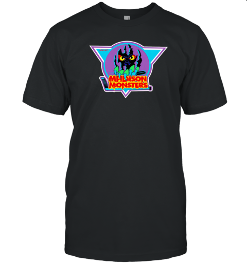 Madison Monsters Hockey Logo T-Shirt