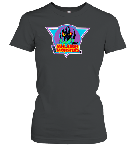 Madison Monsters Hockey Logo T-Shirt