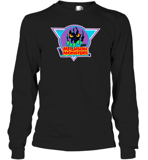Madison Monsters Hockey Logo T-Shirt