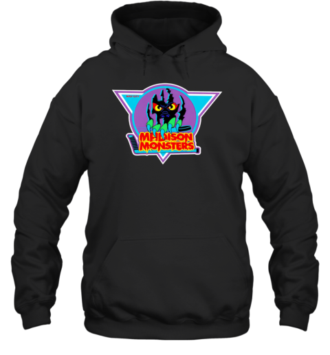 Madison Monsters Hockey Logo  Unisex Hoodie