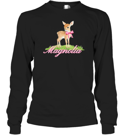 Magnolia Deer Bow T-Shirt