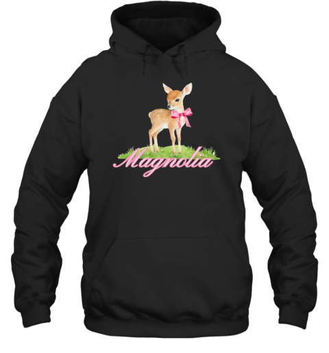 Magnolia Deer Bow  Unisex Hoodie