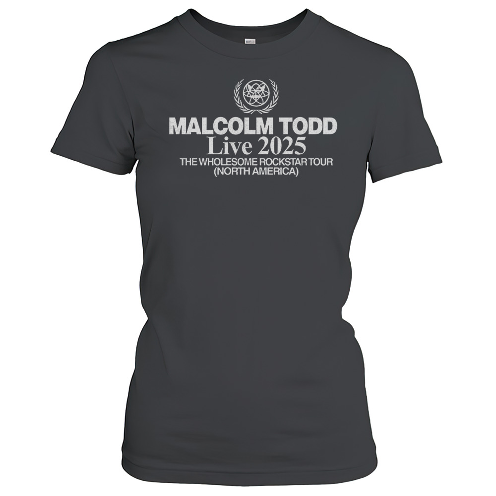 Malcolm Todd Live 2025 The Wholesome Rockstar Tour North America T-Shirt